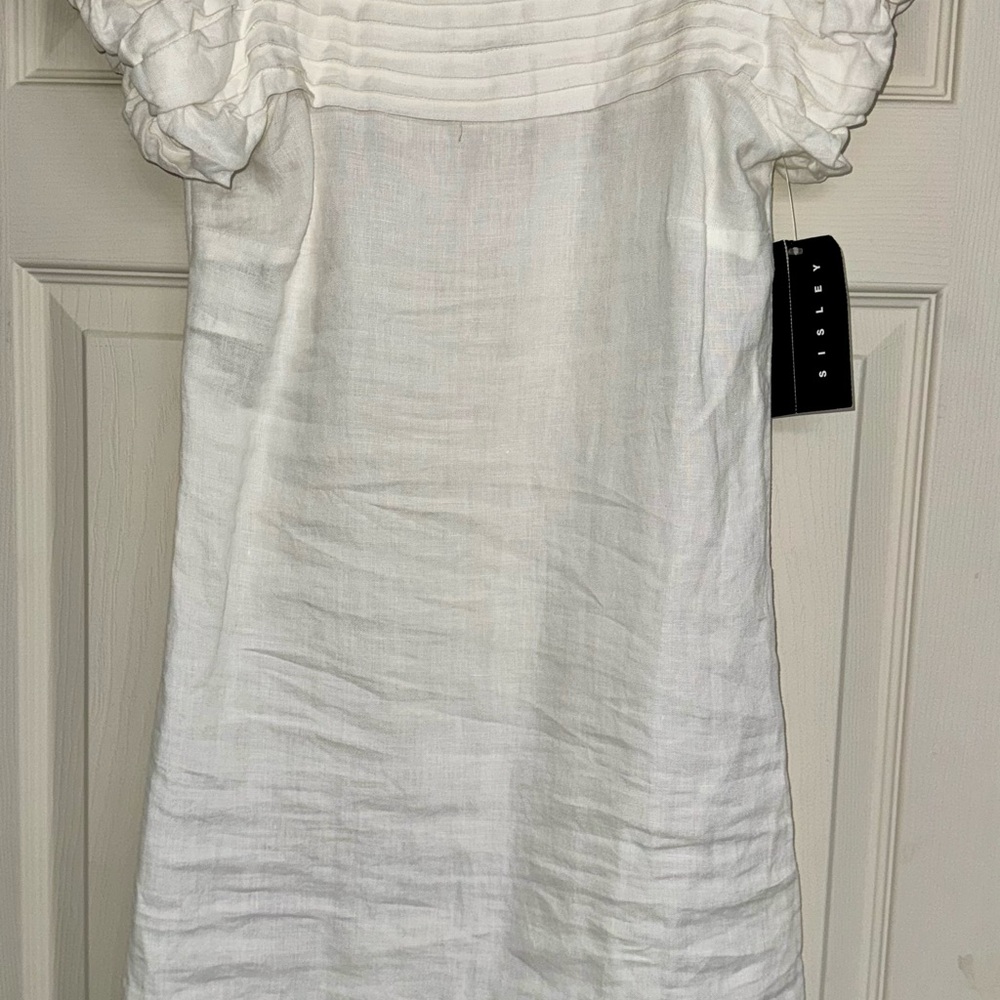 Elegant White Mini Dress